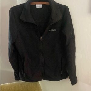 Men’s Columbia Black Jacket Full-Length Zipper